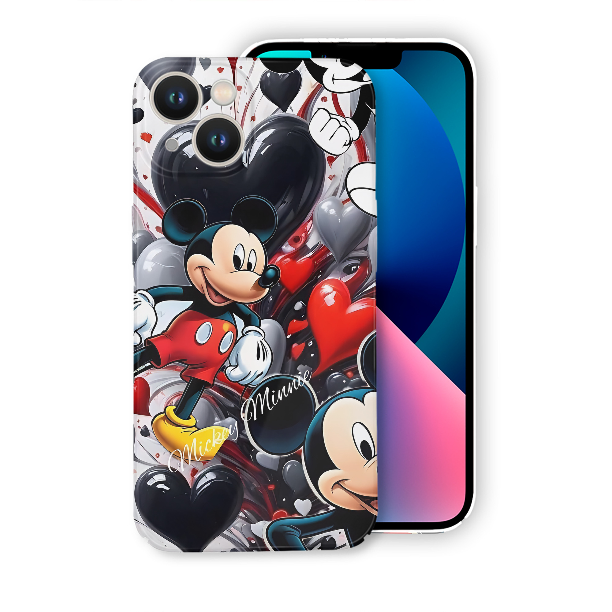 （画像用） ミッキーマウス Mickey Mouse 【iPhone 14シリーズ対応】ハードケース